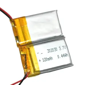 Échantillon gratuit petite batterie lipo 3.7v 301220 401220 501220 601220 mah batterie au Lithium polymère