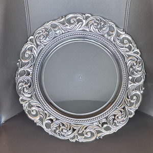Utensilios de mesa ecológicos, aperitivos de boda, platos de cena, platos de postre, 13 pulgadas, 33cm - Product Image 4