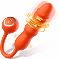 Vibrateur télescopique pour femmes, jouet sexuel en silicone pour point G, rechargeable magnétique, vente en gros