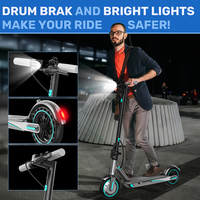 Trottinette électrique pliable 250W 25kmh 36V 10.5Ah 8.5 pouces pneu plein entrepôt UE E Scooter pour unisexe