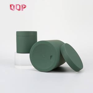 กระปุกครีมพลาสติกพกพาสำหรับเดินทาง  บรรจุภัณฑ์แบบกระปุก PP สีเขียว พร้อมฝาพลาสติก สำหรับครีมทาหน้า ผลิตภัณฑ์ดูแลผิว และสครับขัดผิว - Product Image 2