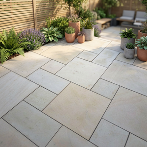 Excellent Quality Honed Natural Sandstone Tiles for Exterior Use Minimalist Design <b>Paving</b> Slabs from Manufacturer - Product Image 2