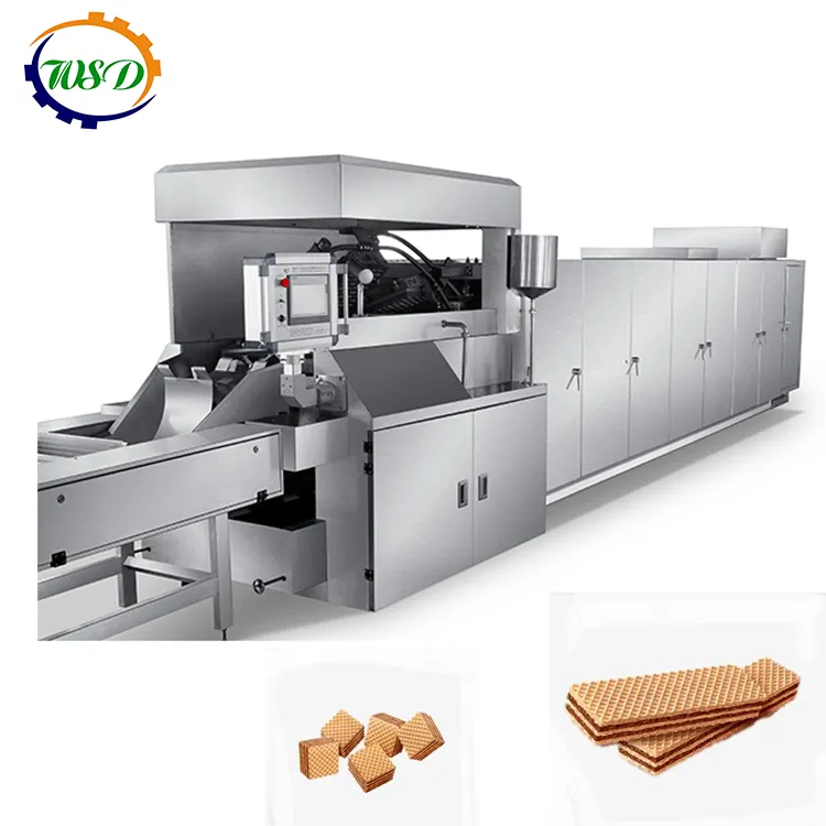 Hot Wafer Baking Ovens/ Wafer Biscuit Machine Production Line in Food Equipment