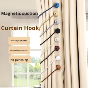 ที่หนีบผ้า<span class=keywords><strong>ม</strong></span>่านติดแม่เหล็กแบบไ<span class=keywords><strong>ม</strong></span>่ต้องเจาะใหม่เป็นมิตรกับสิ่งแวดล้อ<span class=keywords><strong>ม</strong></span>เส้นใยเค<span class=keywords><strong>ม</strong></span>ีของ Lanna ให<span class=keywords><strong>ม</strong></span>่คลิปติดแม่เหล็กทอแบบทำมือ - Product Image 2