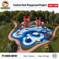 Solution clé en main pour aire de jeux extérieure, aménagement paysager et installation de parcs publics