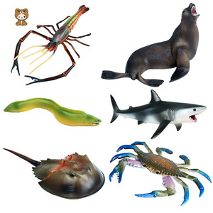 Usine en gros pas cher PVC solide Animal marin Simulation modèle aquarium aménagement paysager jouets d'illumination pour enfants - Product Image 1