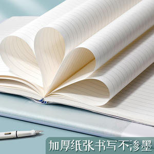 Carnet de notes en papier avec couverture en caoutchouc A5 B5, fournitures de bureau pour étudiants, cahiers scolaires, papeterie - Product Image 6