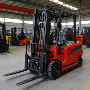 Новинка - Электрический вилочный погрузчик 3 тонны - для тяжелых подъемных работ с боковым смещением и наклонной платформой - Product Image 4