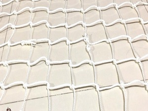 Red de sujeción de carga anudada de PP blanca para contenedores marítimos, seguridad de carga para remolques de camiones, malla personalizada OEM - Product Image 2