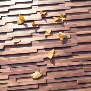 Moderno noce nero piccoli <span class=keywords><strong>pannelli</strong></span> quadrati in <span class=keywords><strong>legno</strong></span> massello divano decorazione parete 3D mosaico strisce <span class=keywords><strong>di</strong></span> <span class=keywords><strong>legno</strong></span> modanature pannello del soffitto - Product Image 6