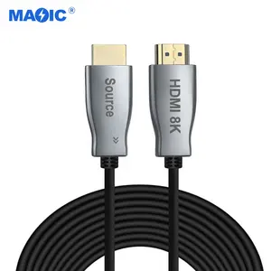 OEM UHD 8K 60Hz 18Gbp Gold Plated Active Optical Fiber Cable HDMI 2.1 Support ARC HDR HDCP2.2 3D for TV BOX HDTV for Project