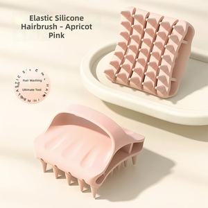 Deep cleaning scalp comb Anti-itching hair washing Scalp and hair <b>tool</b> Non-damaging hair washing brush - Product Image 5