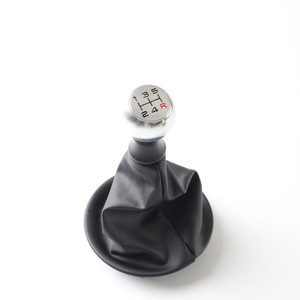 Poignée de levier de vitesses en cuir FUXIN pour voiture, 5 vitesses, boîte de vitesses manuelle, pour véhicules automobiles - Product Image 1
