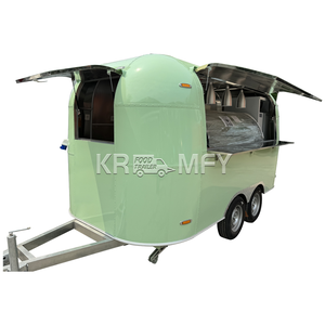 Camioneta de comida callejera, carrito de hot dogs, remolque de comida rápida, camión de pizza móvil con cocina completa, carrito comercial, camión de pizza - Product Image 2