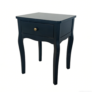 <span class=keywords><strong>Table</strong></span> <span class=keywords><strong>de</strong></span> <span class=keywords><strong>Chevet</strong></span> Moderne et Durable avec Tiroir à Poignée Dorée pour Salon et Chambre à Coucher – Offre Spéciale - Product Image 1
