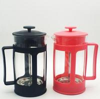 Coffrets cadeaux personnalisés avec logo, presse à café en verre, vente en gros, presse à café en plastique tendance pour voyage, marque privée
