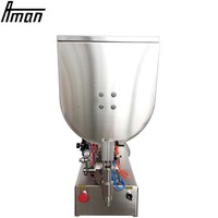 Machine de remplissage semi-automatique pour liquides, détergents, sauces et pâtes en bouteilles – Remplisseur à piston pneumatique