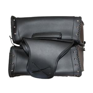 Men-Side Tail-Front Touring-Bolsa de sillín de motocicleta Pu Leather Motor-Cycle Saddle Bags-Sets Bolsas de equipaje de viaje - Product Image 2