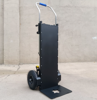 Chariot électrique d'escalade pour escaliers Capacité de charge de 250kg Machine à ramper automatique avec structure en acier pliable et grands pneus