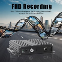 DVR Móvil 4G MDVR, Sistema de Cámara de 360 Grados y 4 Canales para Automóviles, Cámara de Visión Trasera para Camiones, Autocaravanas, Autobuses, Flotas, Grabador de Video 1080P