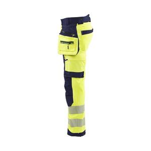 BLAKLADER - 182025133389C60 Pantalón Softshell de alta visibilidad Amarillo/Azul marino-EAN 7330509872772 ROPA DE TRABAJO DE 2017 - Product Image 4