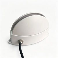 Luminaire d'extérieur moderne en aluminium étanche IP65, faisceau linéaire unidirectionnel pour éclairage d'accentuation mural de couloir