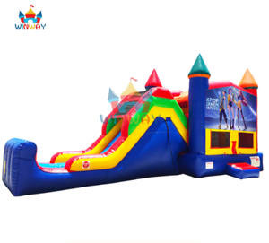 Château gonflable commercial K-Pop Demon Hunters avec toboggan pour événements et locations de fêtes d'enfants - Product Image 4