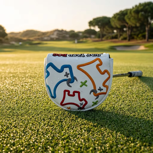 Housse de protection pour putter de golf grande taille, écologique, en cuir PU premium, imperméable, avec <span class=keywords><strong>logo</strong></span> brodé personnalisé, faible MOQ - Product Image 4