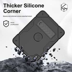 Compatible con iPad de 10.ª y 11.ª generación A16, funda protectora para tableta de 11 pulgadas, silicona, soporte empresarial, delgado y profesional. - Product Image 2