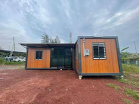 Lüks Modüler Prefabrik Konteyner Ev Genişletilebilir Mobil Glamping Tesisi Otel Arka Bahçe Kampı Atölye Okul Kolay Kurulum