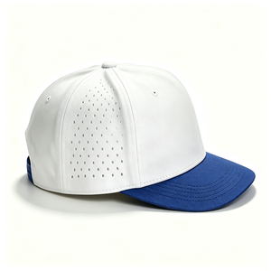Gorra de Lona de 5 Paneles con Perforaciones Láser de Dos Tonos, Ajustable, de Secado Rápido, con Visera en Contraste, para Hombre, Deportiva, para Golf, Running, Aire Libre - Product Image 6