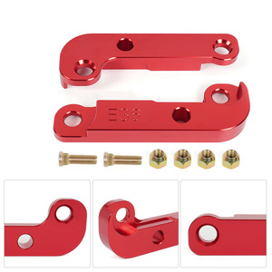 Adaptateur de verrouillage de direction BMW E36 en aluminium rouge pour modification de voiture de course et amélioration - Product Image 3