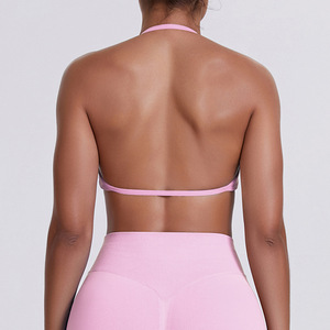 Reggiseno da Yoga DF Clothes 001 per <span class=keywords><strong>Donna</strong></span>, Traspirante, Morbido, Comodo, Scollo a V, Alta Compressione, Design Senza Cuciture, in Spandex per Palestra - Product Image 2