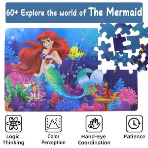 <span class=keywords><strong>Puzzle</strong></span> Principessa per Bambini, <span class=keywords><strong>Puzzle</strong></span> per Ragazze e Ragazzi in Scatola di Metallo, Giocattoli Educativi - Product Image 2