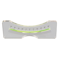 Plotter de Navegación Aérea PN-1, Herramienta de Cálculo de Aviación, Material Plástico y PVC, 76g, Ligero