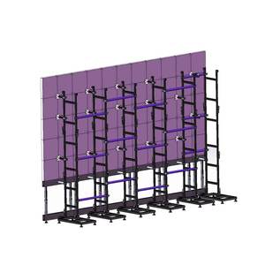 Soporte de Piso para Pantalla LED de Video Wall con Altura Ajustable, Elevado, de 0.7m a 1.5m (2.3 pies a 5 pies), Estilo Colgante y de Suelo - Product Image 1