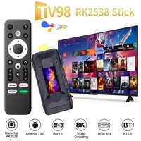 TV98 IPTV STB 2026, Dispositivo de Transmisión 8K, Dongle OTT para Internet, WiFi 6 Inteligente y Potente, 4GB de RAM, Android 13 Pro Premium, Fire TV Stick