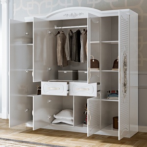 Customized 4 Doors <strong>Wardrobe</strong> Closet Large Bedroom Designs <strong>Wardrobe</strong> Cabinet Cloth Bed Room Furniture <strong>Set</strong> 2 m <strong>White</strong> Wood <strong>Wardrobes</strong> - Product Image 6