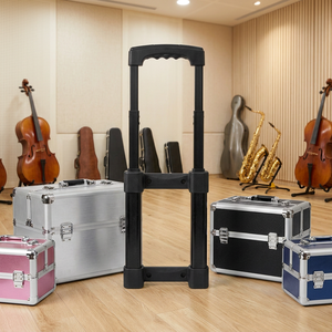 YEOU CHERNG Poignée télescopique à faible MOQ pour étui de violoncelle, combo interne/extérieur, 928 mm, aluminium noir durable - Product Image 6