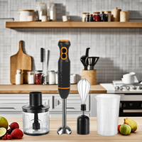 Ménage Cuisine Extérieur Portable Multifonctionnel ABS Boîtier En Plastique Mélangeur À Immersion Mélangeur À Main Électrique Avec Hachoir
