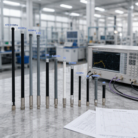 Antenne LoRa 868 MHz 915 MHz 8 dBi à gain élevé en fibre de verre, étanche IP67, omnidirectionnelle, extérieure, connecteur N mâle