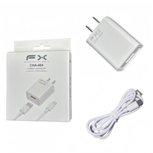 ชุดอะแดปเตอร์ชาร์จ USB-C CHA-404 6A FX ใช้ได้กับ <span class=keywords><strong>Apple</strong></span> สำหรับ Huawei อุปกรณ์ Samsung <span class=keywords><strong>12W</strong></span> เอาต์พุต QC3.0 OTP สำหรับมือถือ - Product Image 2