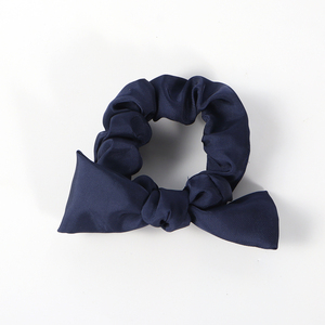Wennan Thanh Lịch Rắn Màu Bowknot Scrunchies Tóc Tie 10Cm Đàn Hồi Tóc Ban Nhạc Tóc Phụ Kiện Cho Phụ Nữ - Product Image 2
