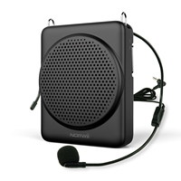 Amplificateur vocal personnel avec microphone filaire, ceinture réglable, haut-parleur Bluetooth AUX pour l'enseignement, la formation et les présentations
