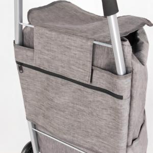 Chariot de courses pliable <span class=keywords><strong>grande</strong></span> capacité avec 6 roues pour monter les escaliers - Product Image 4