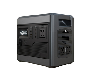 แบตเตอรี่สำรองกลางแจ้ง 1000W 2000W 1KWH 2.3KWH เครื่องกำเนิดไฟฟ้าพลังงานแสงอาทิตย์แบบพกพา สถานีพลังงานสำรองสำหรับ UPS แบตเตอรี่ Lifepo4 - Product Image 1