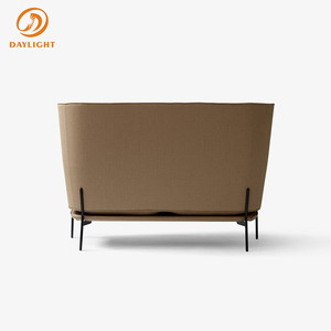 Sofá de tela de PU con estructura de madera para salón de <span class=keywords><strong>bodas</strong></span> moderno de lujo, sala de espera y restaurante - Product Image 2