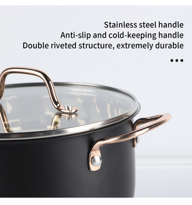 <span class=keywords><strong>Kitchen</strong></span> <span class=keywords><strong>Academy</strong></span>, recién llegado, juego de utensilios de cocina de inducción para uso doméstico, ollas de acero inoxidable, sartenes, juegos de cocina de vidrio, diseño moderno, ecológico - Product Image 5