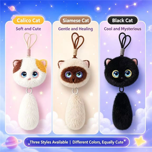 Kids AI Talking Cotton <b>Plush</b> <b>Cat</b> Doll Emotional Support Chat Robot Voice Control Early Education Story Toy Pendant Unisex Gift - Product Image 6