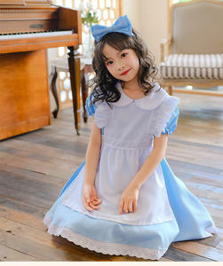 Alice 2025 Costume de performance pour enfants <span class=keywords><strong>Maid</strong></span> Halloween Costume Blue Princess Lolita Dress Wholesale - Product Image 4